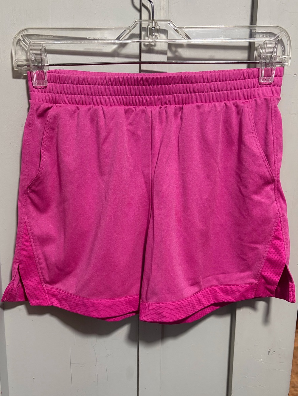 Kids athletic works shorts size L